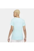 CAMISETA NIKE NSW CLUB TEE FEMININA - Azul celeste