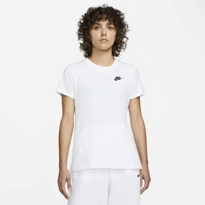 CAMISETA NIKE NSW CLUB TEE FEMININA - Branco
