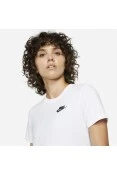 CAMISETA NIKE NSW CLUB TEE FEMININA - Branco