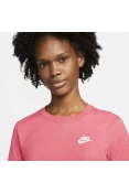 CAMISETA NIKE NSW CLUB TEE FEMININA - Rosa