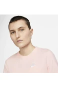 CAMISETA NIKE NSW CLUB TEE FEMININA - Salmao