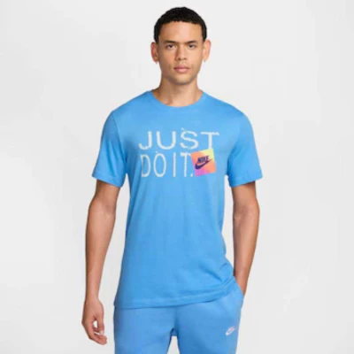 CAMISETA NIKE NSW TEE 6MO JDI MASCULINA - Azul