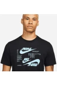 CAMISETA NIKE NSW TEE CLUB SSNL HBR MASCULINA - Preto CAMISETA NIKE NSW TEE CLUB SSNL HBR MASCULINA - Preto