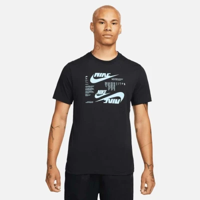 CAMISETA NIKE NSW TEE CLUB SSNL HBR MASCULINA - Preto CAMISETA NIKE NSW TEE CLUB SSNL HBR MASCULINA - Preto