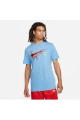 CAMISETA NIKE NSW TEE HEATWAVE HBR MASCULINA - Azul CAMISETA NIKE NSW TEE HEATWAVE HBR MASCULINA - Azul