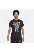 CAMISETA NIKE NSW TEE WORLDWIDE JDI MASCULINA - Preto CAMISETA NIKE NSW TEE WORLDWIDE JDI MASCULINA - Preto