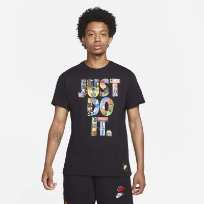 CAMISETA NIKE NSW TEE WORLDWIDE JDI MASCULINA - Preto CAMISETA NIKE NSW TEE WORLDWIDE JDI MASCULINA - Preto