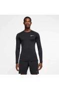 CAMISETA NIKE PRO MANGA LONGA MASCULINA - Preto