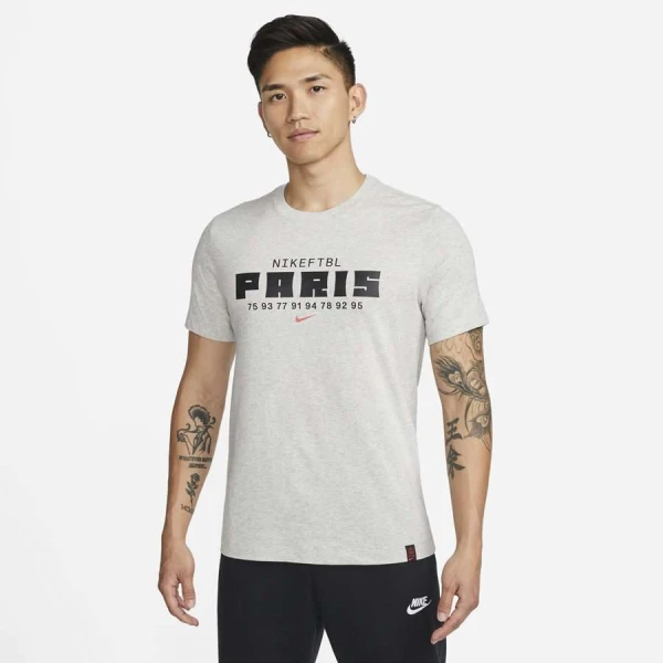CAMISETA NIKE PSG MASCULINA - Cinza