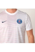 CAMISETA NIKE PSG PRÉ JOGO 2019/20 SEM NÚMERO - Branco/marinho