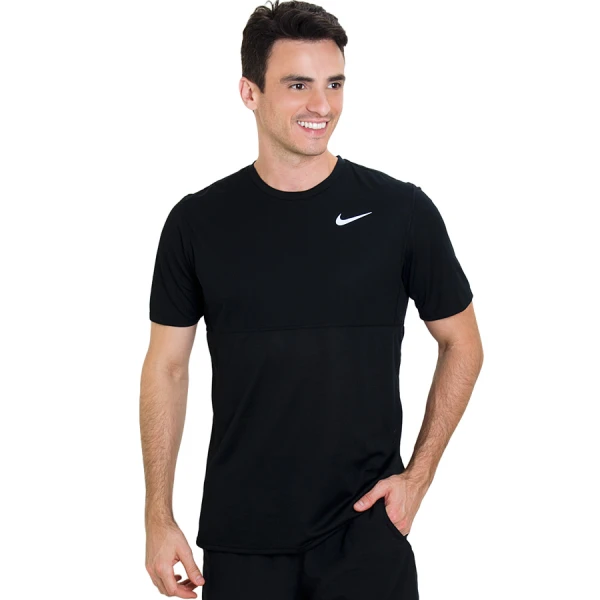CAMISETA NIKE RACER SSS MASCULINA - Preto/prata CAMISETA NIKE RACER SSS MASCULINA - Preto/prata