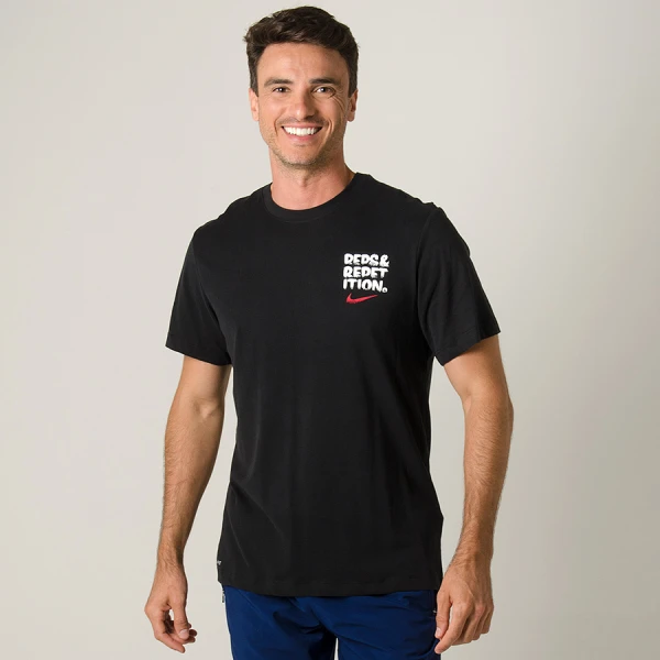 CAMISETA NIKE REPS E REPETITION MASCULINA - Preto CAMISETA NIKE REPS E REPETITION MASCULINA - Preto