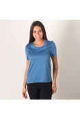 CAMISETA NIKE RUN FEMININA - Azul