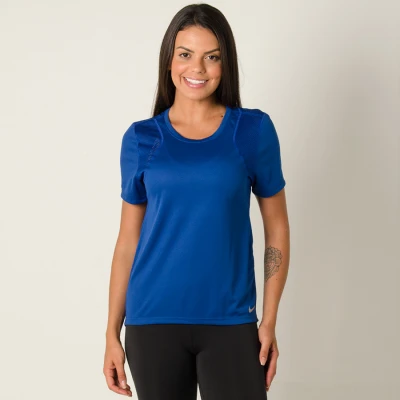 CAMISETA NIKE RUN FEMININA - Marinho CAMISETA NIKE RUN FEMININA - Marinho