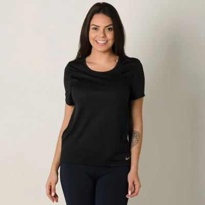 CAMISETA NIKE RUN FEMININA - Preto CAMISETA NIKE RUN FEMININA - Preto