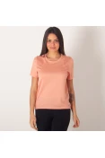 CAMISETA NIKE RUN FEMININA - Salmao