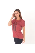 CAMISETA NIKE RUN TOP SS GX FEMININA - Vermelho