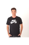 CAMISETA NIKE SB DRI-FIT MASCULINA - Preto/branco