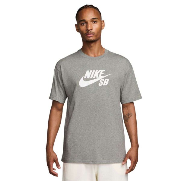 CAMISETA NIKE SB MASCULINA - Cinza/branco