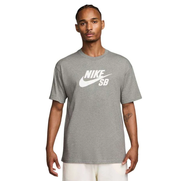 CAMISETA NIKE SB MASCULINA - Cinza/branco