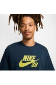CAMISETA NIKE SB MASCULINA - Marinho/verde