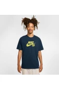 CAMISETA NIKE SB MASCULINA - Marinho/verde