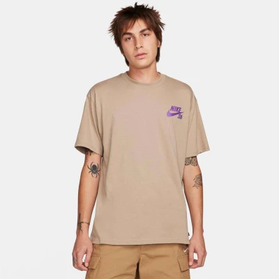 CAMISETA NIKE SB MASCULINA - Marrom/roxo