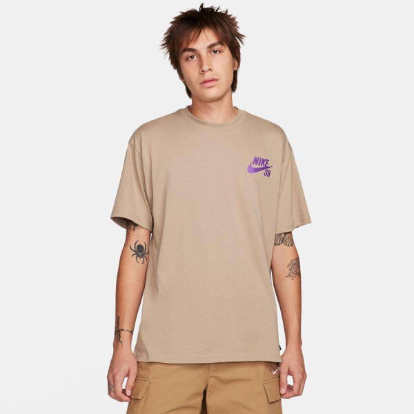 CAMISETA NIKE SB MASCULINA - Marrom/roxo