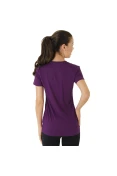 CAMISETA NIKE SLIM VNECK DFC SS TEE FEMININA - Roxo