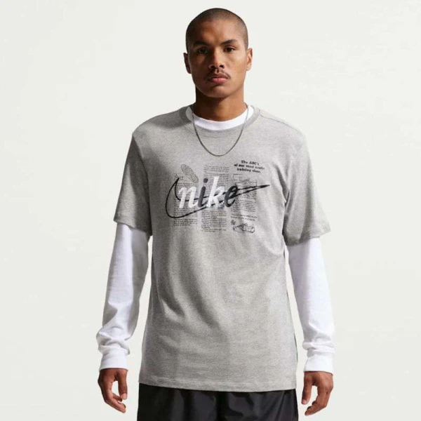 CAMISETA NIKE SPORTSWEAR CELEBRATE MASCULINA - Cinza