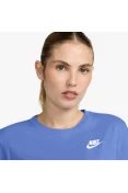 CAMISETA NIKE SPORTSWEAR CLUB ESSENTIALS FEMININA - Azul