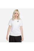 CAMISETA NIKE SPORTSWEAR CLUB ESSENTIALS FEMININA - Branco