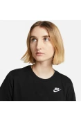 CAMISETA NIKE SPORTSWEAR CLUB ESSENTIALS FEMININA - Preto