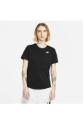 CAMISETA NIKE SPORTSWEAR CLUB ESSENTIALS FEMININA - Preto