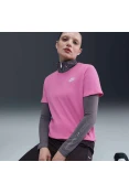 CAMISETA NIKE SPORTSWEAR CLUB ESSENTIALS FEMININA - Rosa/branco