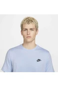 CAMISETA NIKE SPORTSWEAR CLUB MASCULINA - Azul celeste