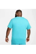 CAMISETA NIKE SPORTSWEAR CLUB MASCULINA - Azul celeste/branco