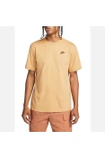 CAMISETA NIKE SPORTSWEAR CLUB MASCULINA - Bege/marrom