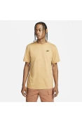 CAMISETA NIKE SPORTSWEAR CLUB MASCULINA - Bege/marrom