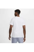 CAMISETA NIKE SPORTSWEAR CLUB MASCULINA - Branco/vermelho