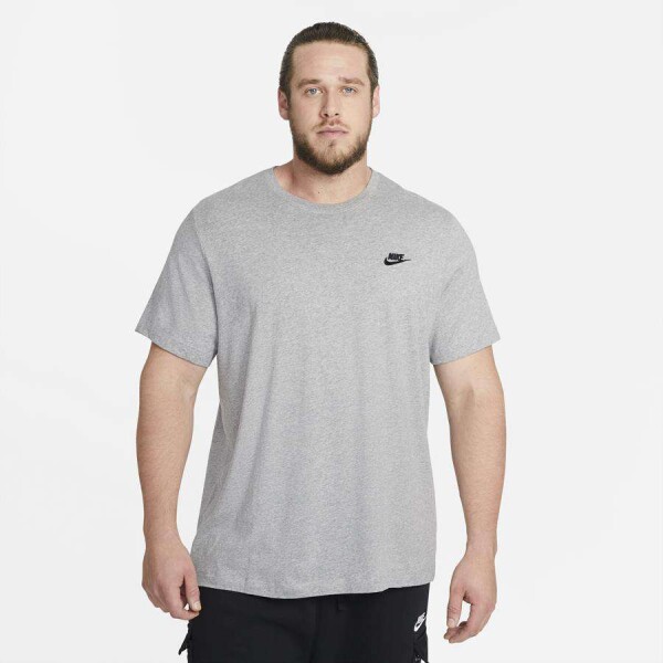 CAMISETA NIKE SPORTSWEAR CLUB MASCULINA - Cinza
