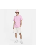 CAMISETA NIKE SPORTSWEAR CLUB MASCULINA - Rosa/branco