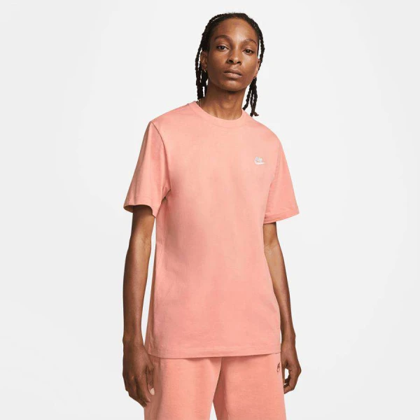 CAMISETA NIKE SPORTSWEAR CLUB MASCULINA - Rosa