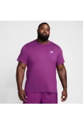 CAMISETA NIKE SPORTSWEAR CLUB MASCULINA - Roxo/branco