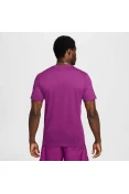 CAMISETA NIKE SPORTSWEAR CLUB MASCULINA - Roxo/branco