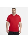 CAMISETA NIKE SPORTSWEAR CLUB MASCULINA - Vermelho