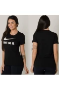 CAMISETA NIKE SPORTSWEAR CREW JDI FEMININA - Preto CAMISETA NIKE SPORTSWEAR CREW JDI FEMININA - Preto