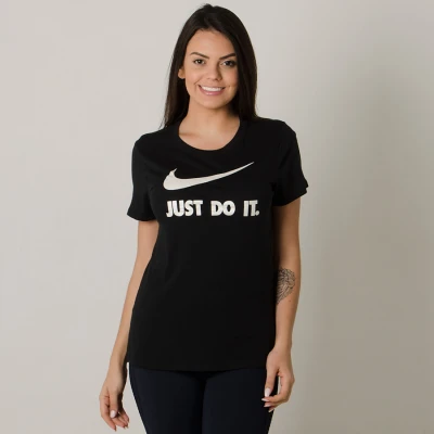 CAMISETA NIKE SPORTSWEAR CREW JDI FEMININA - Preto CAMISETA NIKE SPORTSWEAR CREW JDI FEMININA - Preto