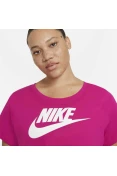 CAMISETA NIKE SPORTSWEAR ESSENTIAL FEMININA PLUS SIZE - Pink CAMISETA NIKE SPORTSWEAR ESSENTIAL FEMININA PLUS SIZE - Pink