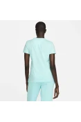 CAMISETA NIKE SPORTSWEAR ESSENTIAL ICON FUTURA FEMININA - Azul celeste